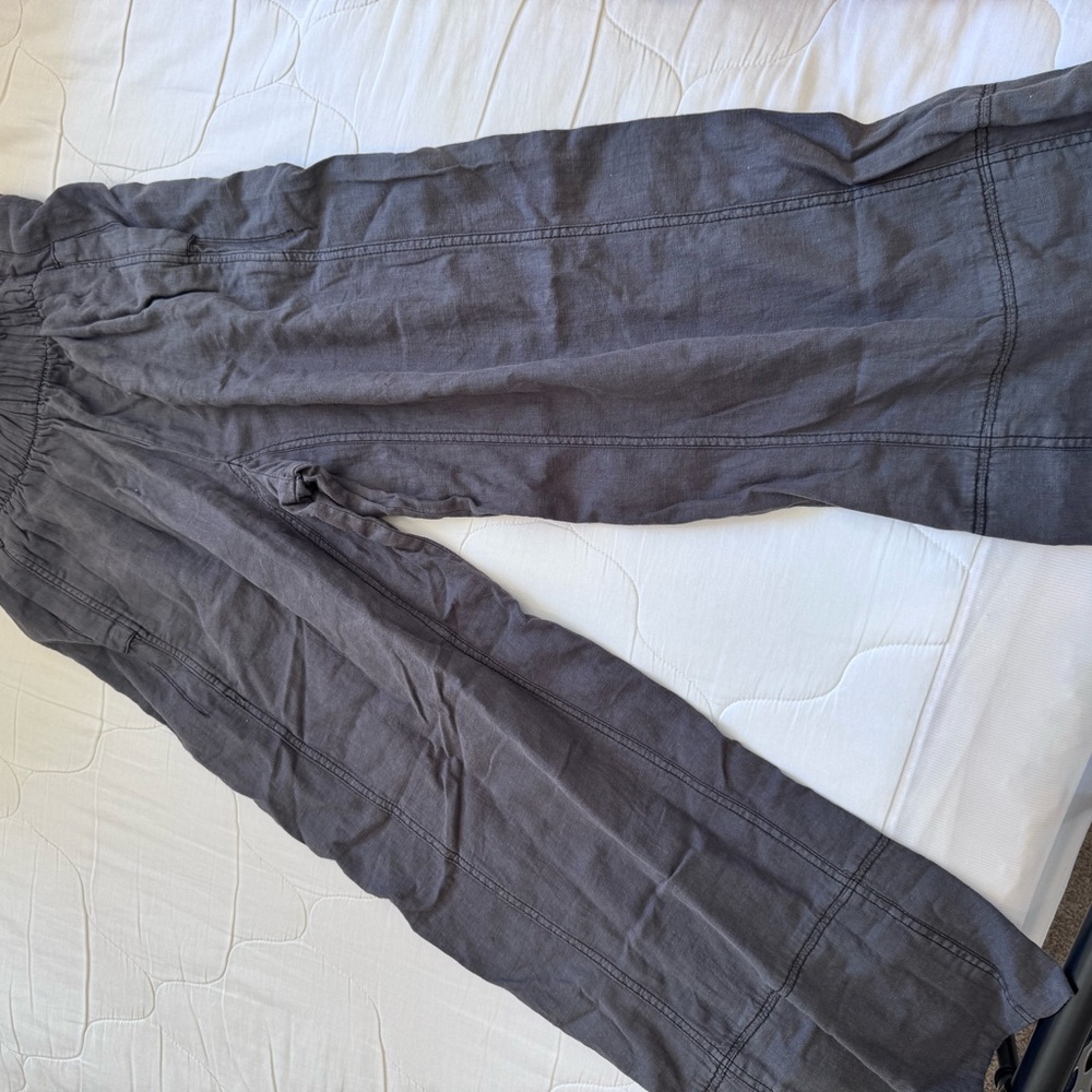 Free People Gray Trousers Casual Style